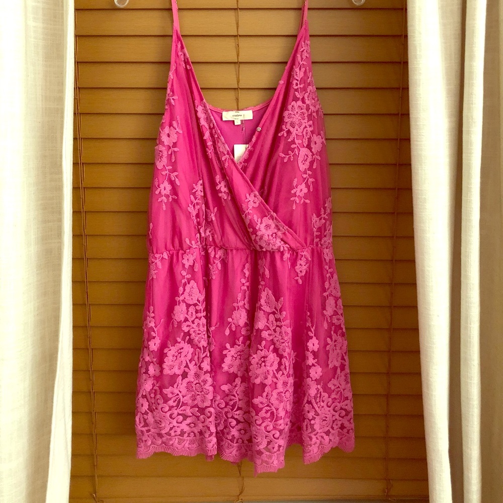 Hot pink Romper!